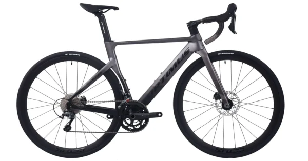 BICICLETA RUTA OPTIMUS CETUS TIAGRA 10V TALLA 52CM GRIS NEGRO